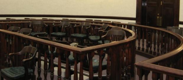 An empty jury box. Photo:KenLund/Wikipedia An empty jury box. Photo:KenLund/Wikipedia