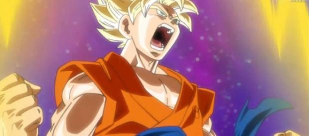 Goku en modo Super Saiyajin nivel 1 Goku en modo Super Saiyajin nivel 1