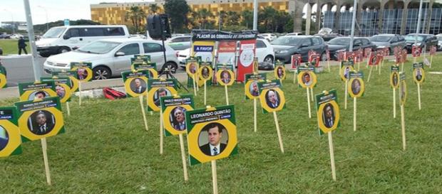 "Mapa do impeachment" (foto G1) "Mapa do impeachment" (foto G1)