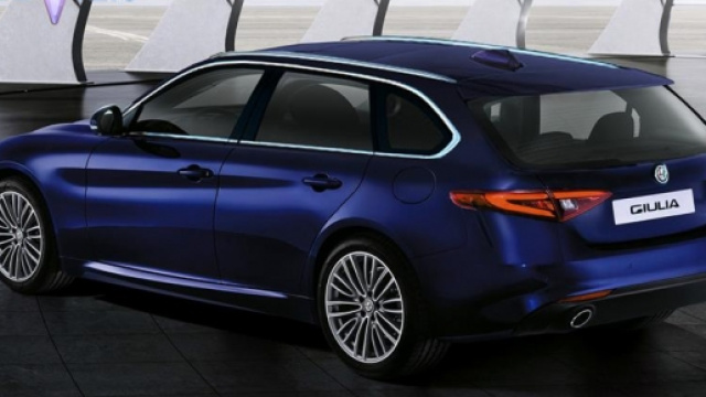 Alfa Romeo Giulia Sportwagon render by Laco Design