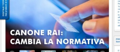 Canone Rai, è pronto il modello per autocertificazione.