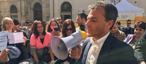 Il candidato di Sinistra Italiana, Stefano Fassina