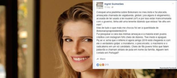 Ingrid gerou polêmica com suas criticas gratuitas Ingrid gerou polêmica com suas criticas gratuitas