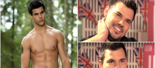 Taylor Lautner aparece diferente Taylor Lautner aparece diferente