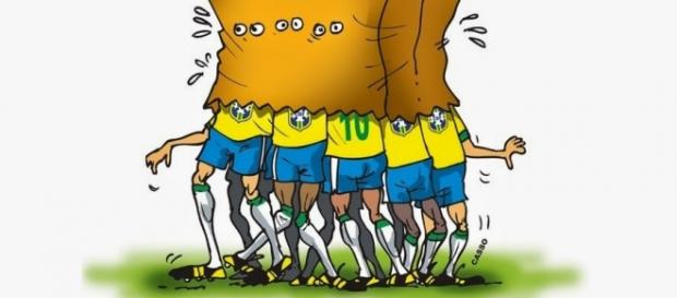 Arte de Gilberto Cantu: espelho da seleção Arte de Gilberto Cantu: espelho da seleção