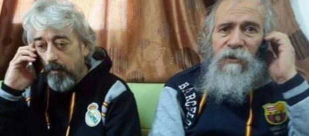 Filippo Calcagno e Gino Pollicardo liberati Filippo Calcagno e Gino Pollicardo liberati
