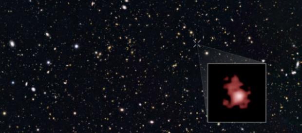 La antigua y lejana galaxia GN-z11 La antigua y lejana galaxia GN-z11