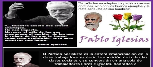 Pablo Iglesias, fundador del PSOE Pablo Iglesias, fundador del PSOE