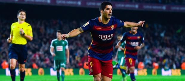 Luís Suárez en un partido ante el Eibar Luís Suárez en un partido ante el Eibar