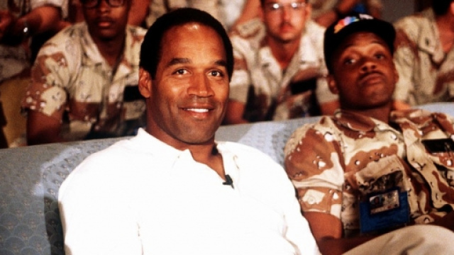 L'ex giocatore di football O.J. Simpson.