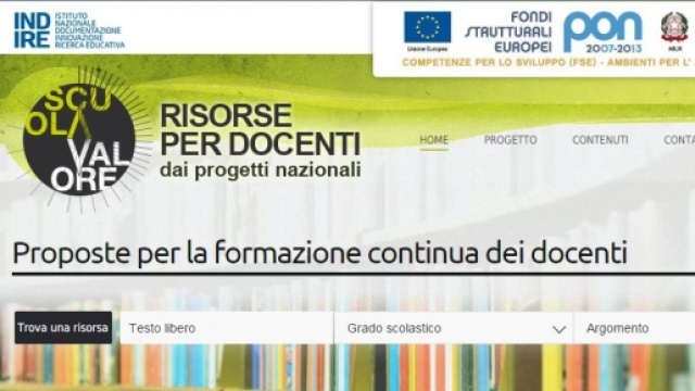 Materiale didattico per docenti su scuolavalore