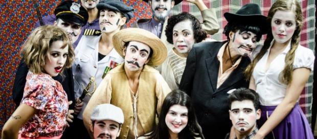 Espetáculo trouxe elementos clássicos do teatro. Espetáculo trouxe elementos clássicos do teatro.