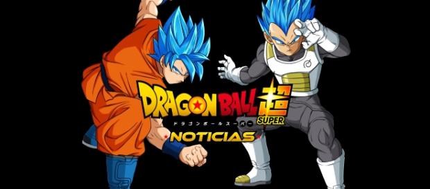 Goky y Vegeta posando como en el manga Goky y Vegeta posando como en el manga