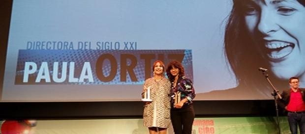 Inma Cuesta y Paula Ortiz recogen el premio Inma Cuesta y Paula Ortiz recogen el premio