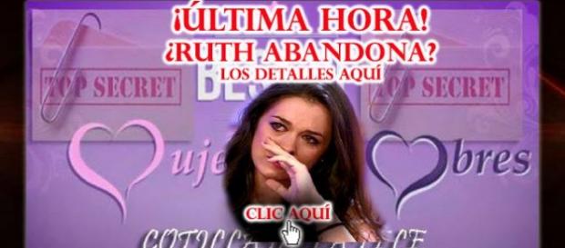 Ruth al borde del abandono. Todo aquí. Ruth al borde del abandono. Todo aquí.