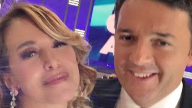 Renzi e Barbara D'Urso parlano di riforma pensioni