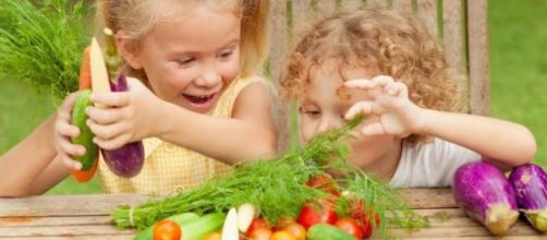 Alimentazione sana per la salute del bambino.