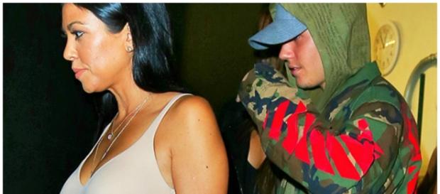 Kourtney Kardashian envolvida com Justin Bieber Kourtney Kardashian envolvida com Justin Bieber