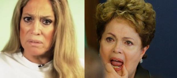 Susana Vieira faz manifestação contra o governo Susana Vieira faz manifestação contra o governo
