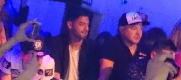 Vela y Griezmann en el concierto de Chris Brown Vela y Griezmann en el concierto de Chris Brown