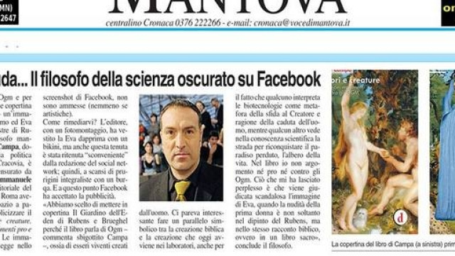 Censure su Facebook: La Voce di Mantova