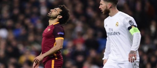 Salah e Sergio Ramos in Real Madrid-Roma 2-0