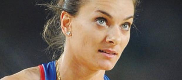 Isinbayeva é bicampeã olímpica no salto com vara Isinbayeva é bicampeã olímpica no salto com vara