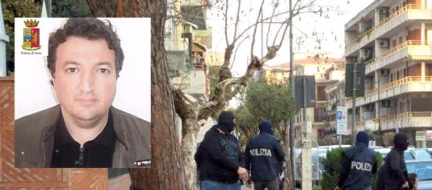Nella foto l'algerino Ouali e il momento dell'arresto. Nella foto l'algerino Ouali e il momento dell'arresto.