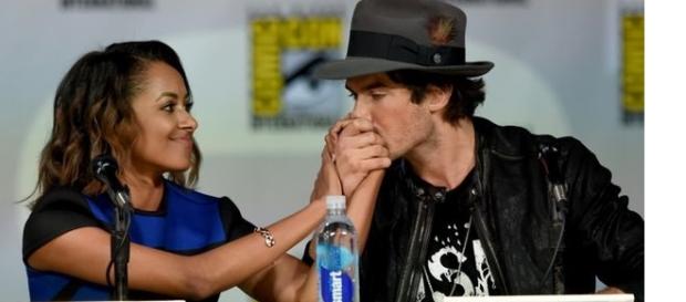 Kat Graham und Ian Somerhalder verlassn VD Kat Graham und Ian Somerhalder verlassn VD