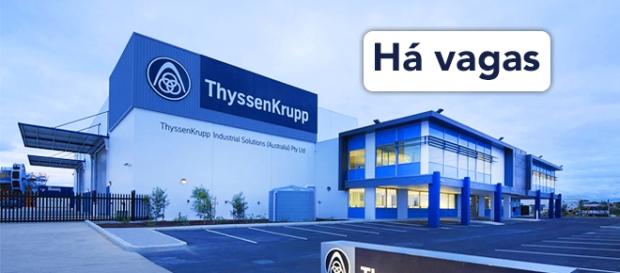 Vagas abertas na ThyssenKrupp - Foto: Reprodução Glassdoor Vagas abertas na ThyssenKrupp - Foto: Reprodução Glassdoor
