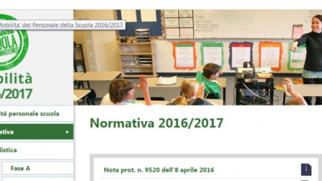 precedenze mobilit&agrave; e calendario movimenti