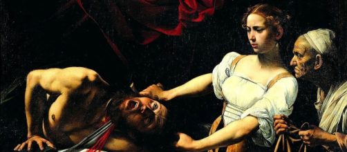 Giulietta e Oloferne opera del Caravaggio