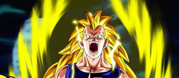 La famosa transformación de Vegeta La famosa transformación de Vegeta