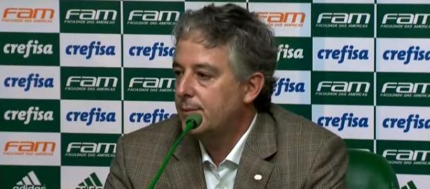 Paulo Nobre, presidente do Palmeiras, não confirma nem desmente negócio. Paulo Nobre, presidente do Palmeiras, não confirma nem desmente negócio.