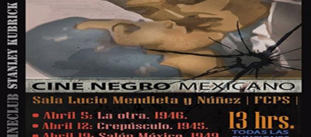 Programa del ciclo "Cine negro mexicano", Cine Club Stanley Kubrick Programa del ciclo "Cine negro mexicano", Cine Club Stanley Kubrick