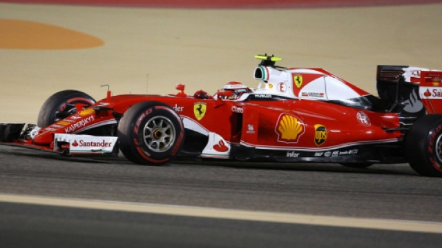 Una vettura di Maranello in azione.