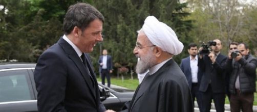 L'incontro tra Renzi ed il presidente iraniano Rouhani