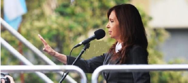 Cristina Fernandez de kirchner en Comodoro Py telam Cristina Fernandez de kirchner en Comodoro Py telam