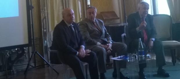 Giovvanandrea Anfora e Salvatore Torrisi. Fra i 2 Alberto Fumi Giovvanandrea Anfora e Salvatore Torrisi. Fra i 2 Alberto Fumi