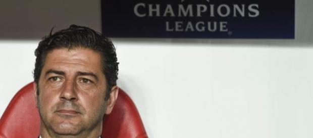 Rui Vitória satisfeito com exibição do Benfica e apoio dos adeptos. Rui Vitória satisfeito com exibição do Benfica e apoio dos adeptos.