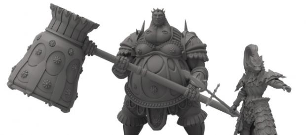A prototype of the Dark Souls board game miniatures. (Credit: Steamforged Games via official site) A prototype of the Dark Souls board game miniatures. (Credit: Steamforged Games via official site)