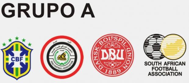 Brasil está no grupo A. Dinamarca é adversário mais difícil Brasil está no grupo A. Dinamarca é adversário mais difícil