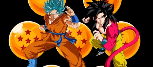 Goku en sus dos mejores tranformaciones de ambas series Goku en sus dos mejores tranformaciones de ambas series
