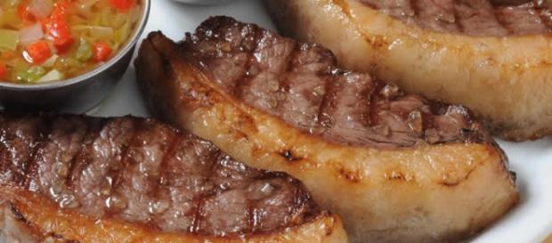 Picanha ao forno com sal grosso Picanha ao forno com sal grosso