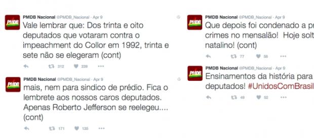 PMDB utiliza informações erradas para intimidar deputados PMDB utiliza informações erradas para intimidar deputados