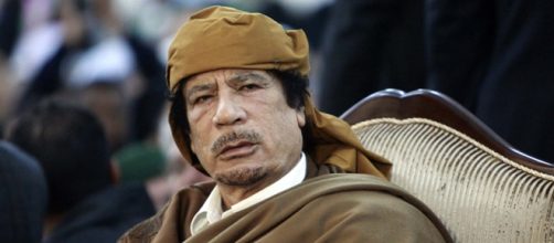 Nella foto: il defunto leader libico Gheddafi