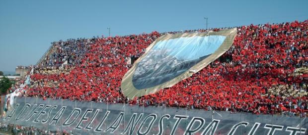 Curva sud U.S. Salernitana - Stadio Arechi Curva sud U.S. Salernitana - Stadio Arechi