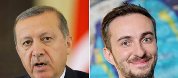 Erdogan, Presidente turco, y Böhmermann, un cómico que le parodió. Erdogan, Presidente turco, y Böhmermann, un cómico que le parodió.