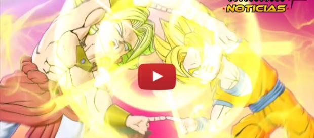Goku y Broly en el trailer oficial del juego Goku y Broly en el trailer oficial del juego