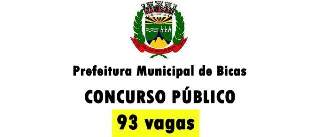 Prefeitura de Bicas oferece 93 vagas Prefeitura de Bicas oferece 93 vagas
